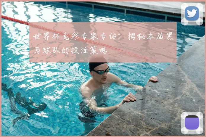 世界杯竞彩专家专访：揭秘本届黑马球队的投注策略