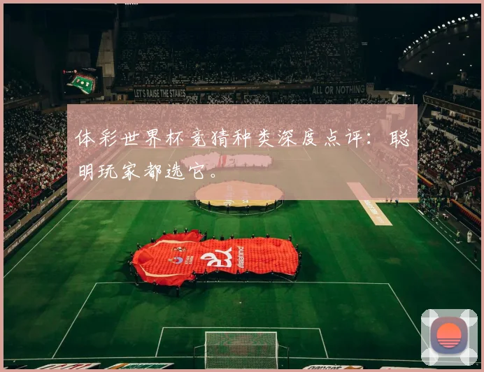体彩世界杯竞猜种类深度点评：聪明玩家都选它。